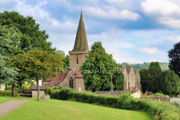 St Edmund’s Church, Crickhowell – Stunning Landscape Print (Mounted 8" x 6" Print, 6" x 4" Photo) Free Post In the UK