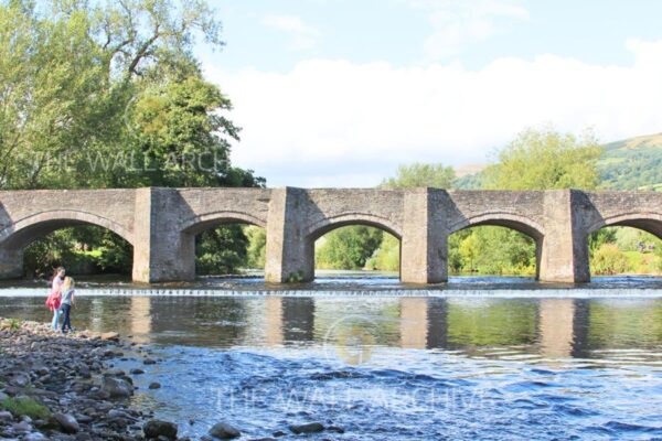 Crickhowell Bridge – Wales' Longest Stone Bridge (Mounted 8" x 6" Print, 6" x 4" Photo) Free Post in the UK