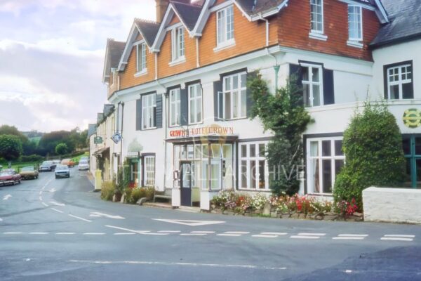 The Crown Hotel, Exford – Vintage 1970s Photograph (Mounted Print 8" x 6", 6" x 4" Photo) Free  Post In the UK