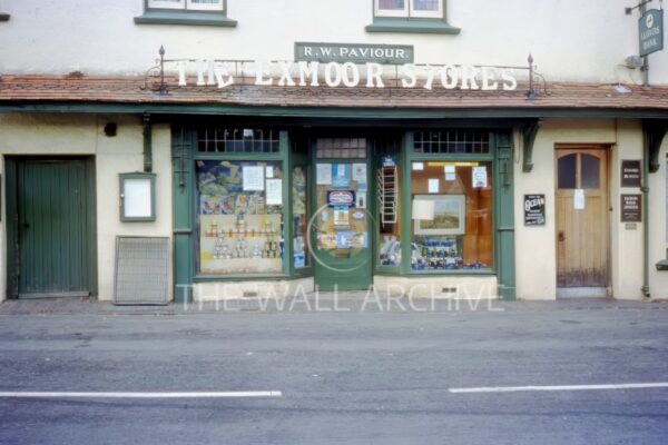 Vintage 1970s Photograph – R. W. Paviour, The Exmoor Stores, Exford (Mounted Print 8" x 6", 6" x 4" Photo) Free post in the UK