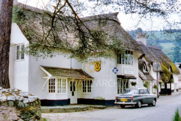 The Royal Oak – Winsford, Exmoor National Park (1960s Vintage Photo)