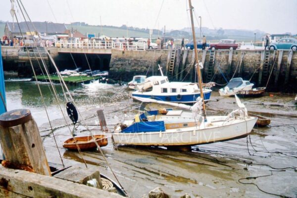 Vintage 1960s West Bay Harbour (Formerly Bird Point) – A Classic Dorset Scene - Free post in the UK