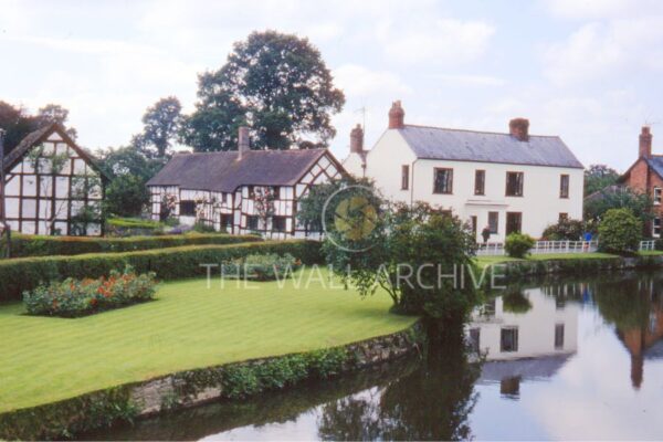 Eardisland, Herefordshire – A Picturesque View Across the River Arrow (Vintage 1960s Print) Free Post In The UK