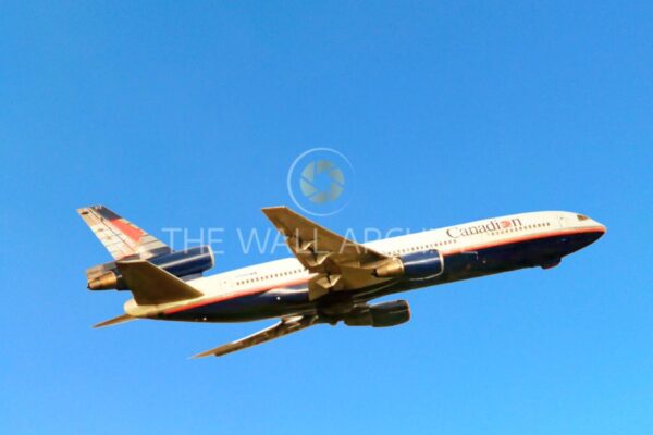 McDonnell Douglas DC-10-30, operated by Canadian Airlines International, registration C-FCPD, seen at Heathrow Airport  — 8″ x 6″ Mount – featuring a 6″ x 4″ Photo Ready for Framing – Free Post In The UK