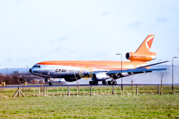McDonnell Douglas DC-10-30 belonging to Canadian Pacific Airlines (CP Air), registration C-GCPC, seen at Gatwick Airport on 4th April 1983 -- Featuring a 6″ x 4″ Photo Ready for Framing – Free Post In The UK