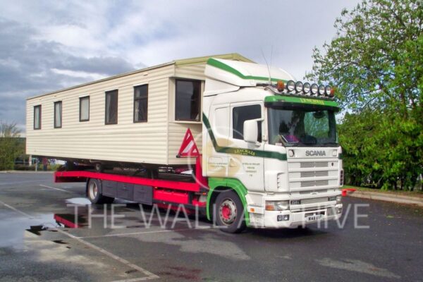Scania Heavy-Duty Transport Truck Operated by L.F. Nicholls, Based in Somerset -  8" x 6" Mount - featuring a 6" x 4" Photo Ready for Framing Free Post In The UK