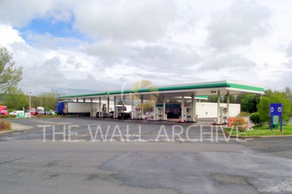 Strensham Services Petrol & Diesel Garage, M5 Motorway in Worcestershire, - 8" x 6" Mount - featuring a 6" x 4" Photo Ready for Framing