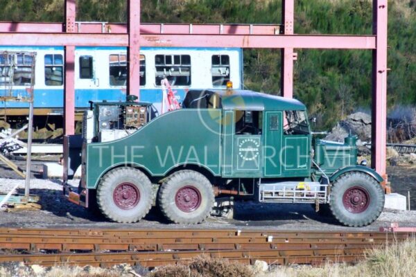 Pontypool and Blaenavon Railway - Scammell Pioneer Recovery Tow Truck  - 8" x 6" Mount - featuring a 6" x 4" Photo Ready for Framing Free Post In the UK