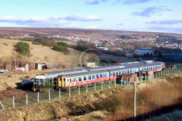 Pontypool and Blaenavon Railway - View of Furnace Sidings - 8" x 6" Mount - featuring a 6" x 4" Photo Ready for Framing Free Post In the UK