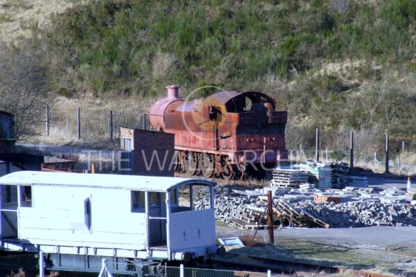 Pontypool and Blaenavon Railway -  GWR 42XX Class No. 4253 Rusted & Unrestored Condition - 8" x 6" Mount - featuring a 6" x 4" Photo Ready for Framing Free Post In the UK