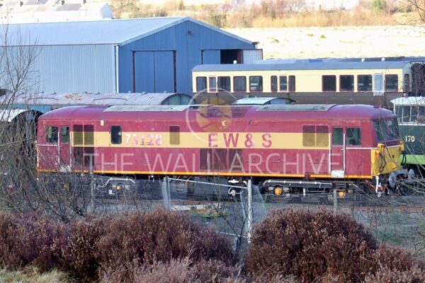 Pontypool and Blaenavon Railway -  Class 73 Electro-Diesel Locomotive No. 73128, & Unrestored Condition - 8" x 6" Mount - featuring a 6" x 4" Photo Ready for Framing Free Post In the UK