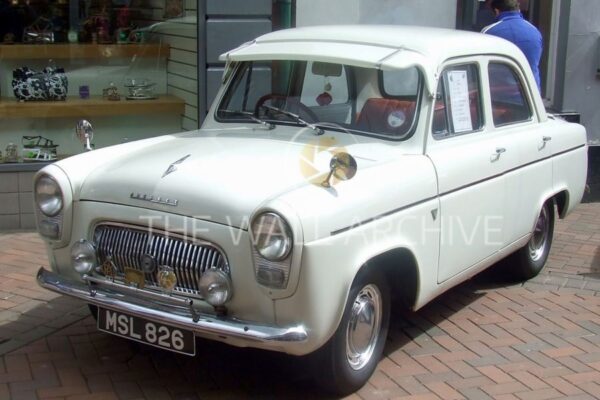 Abergavenny Toy Fair 2010 - Ford Prefect, A Classic British Car On Display - 8" x 6" Mount - featuring a 6" x 4" Photo Ready for Framing Free Post In the UK