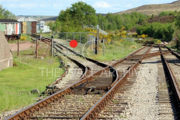 Railway Tracks at Furnace Sidings – Pontypool and Blaenavon Heritage Railway -- 8" x 6" Mount - featuring a 6" x 4" Photo Ready for Framing - Free Post In The UK