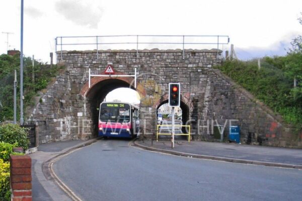 Ashton Vale Railway Bridge – First Bus Service 24 (Bristol, 2005) -- 8" x 6" Mount - featuring a 6" x 4" Photo Ready for Framing - Free Post In The UK