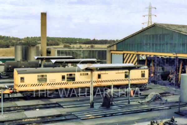 Vintage British Rail Re-Railing Equipment at Tinsley - Depot 8" x 6" print (featuring a 6" x 4" photo)