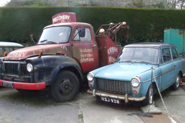 Heartbeat TV Series As Part of a Vintage Vehicle Collection - 8" x 6" Mount - featuring a 6" x 4" Photo Ready for Framing