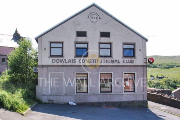 This photograph features the Dowlais Constitutional Club, In Dowlais, Merthyr Tydfil, Wales. - 8" x 6" Mount - featuring a 6" x 4" Photo Ready for Framing