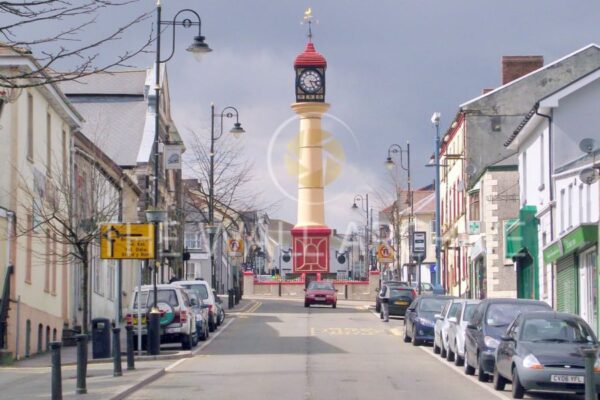 Tredegar Town Clock, A Well - Known Landmark in Tredegar, Blaenau Gwent, - 8" x 6" Mount - featuring a 6" x 4" Photo Ready for Framing Free Post In The UK