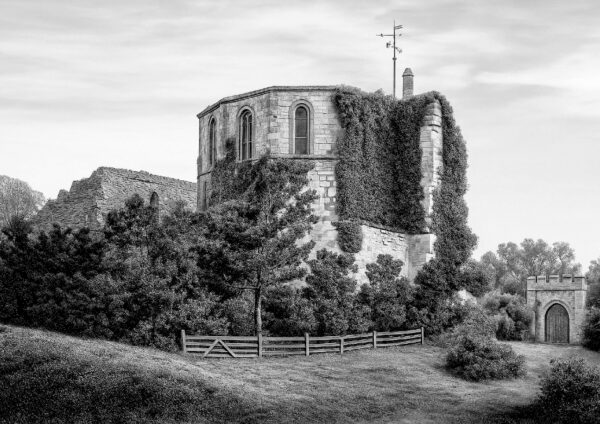 Chitham Castle, Kent – A4 Digitally Restored Black & White Photograph