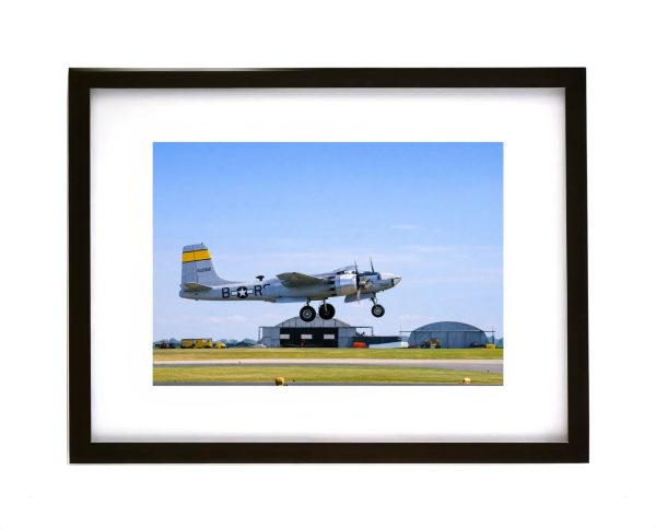 Douglas A-26 Invader landing American WWII Cold War light bomber aircraft aviation photograph