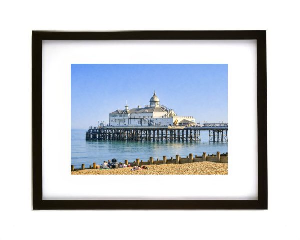 Eastbourne Pier Victorian seaside landmark Sussex England coastal architecture photograph