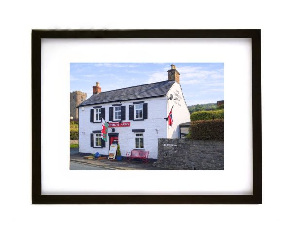 The Farmers Arms Cwmdu Crickhowell Powys Historic Welsh Country Pub Photograph