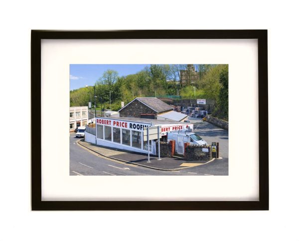 Robert Price Roofing builders merchant premises Pontypool South Wales commercial architecture photograph