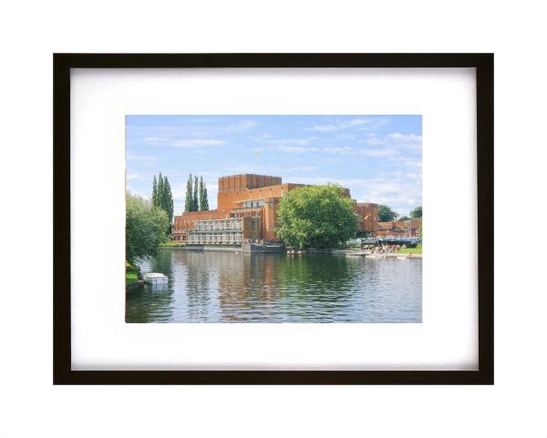 Royal Shakespeare Theatre Stratford upon Avon Warwickshire historic theatre building photograph