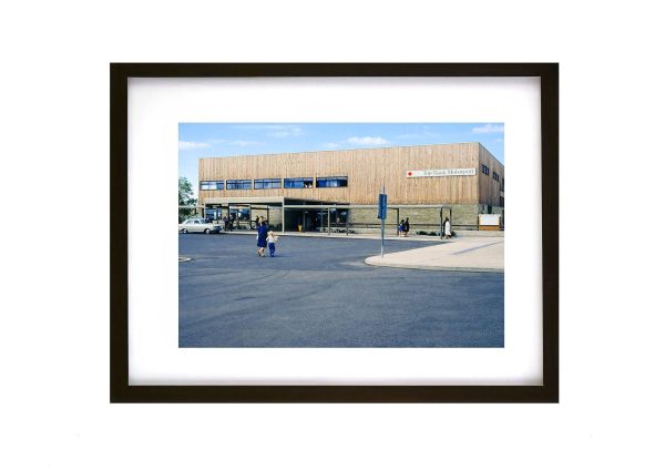 Vintage Top Rank Motorsport building near Severn Bridge 1960s